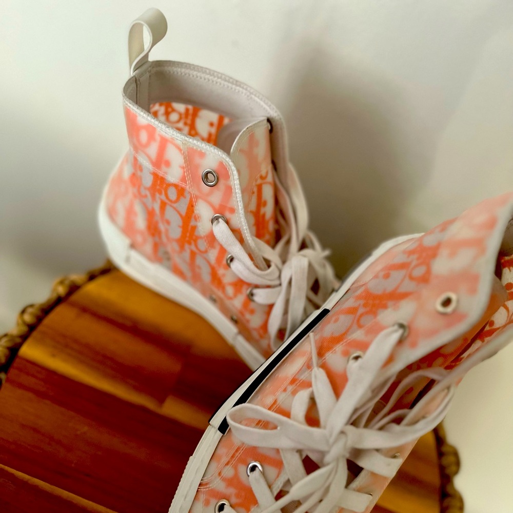 Pink and white Christian Dior